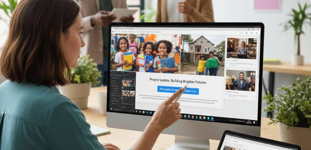 Nonprofit website design